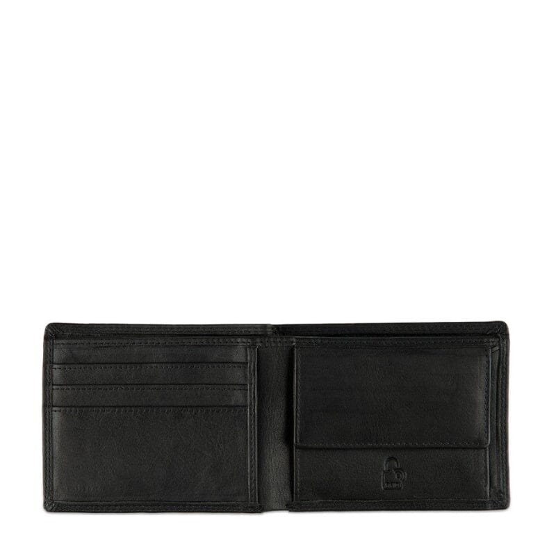 DSTRCT Wax Lane Heren Portemonnee 384030 Black RFID