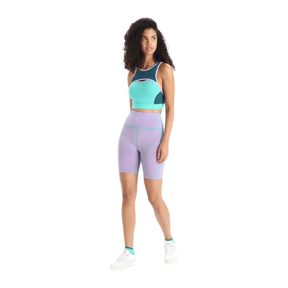 Icebreaker ZONEKNIT SPORT - Brassière Femme frsh/grnglry/cb