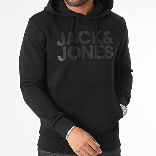 Sweat Capuche Corp Logo Noir