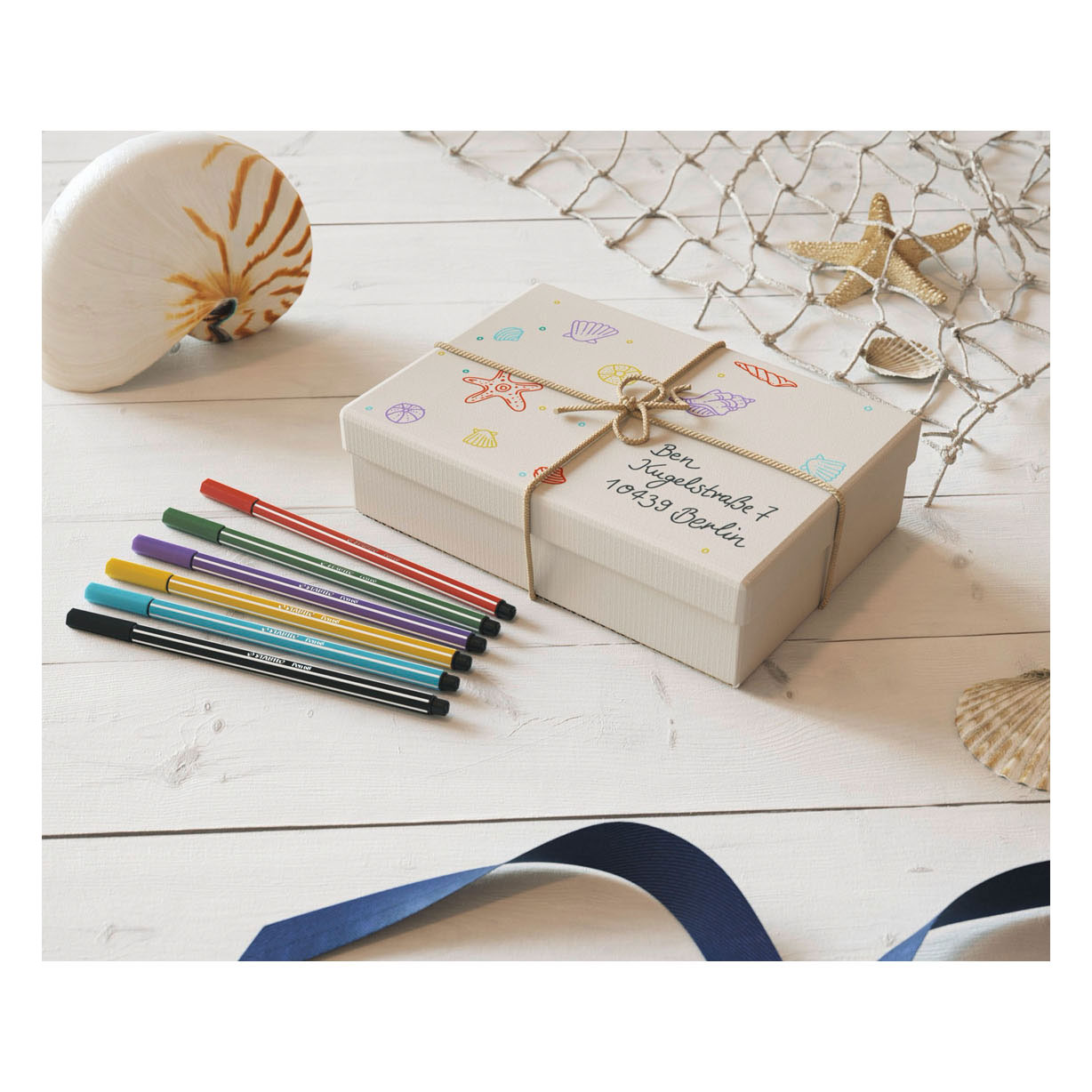 STABILO Pen 68 - Viltstift - Azuurblauw (68/57)