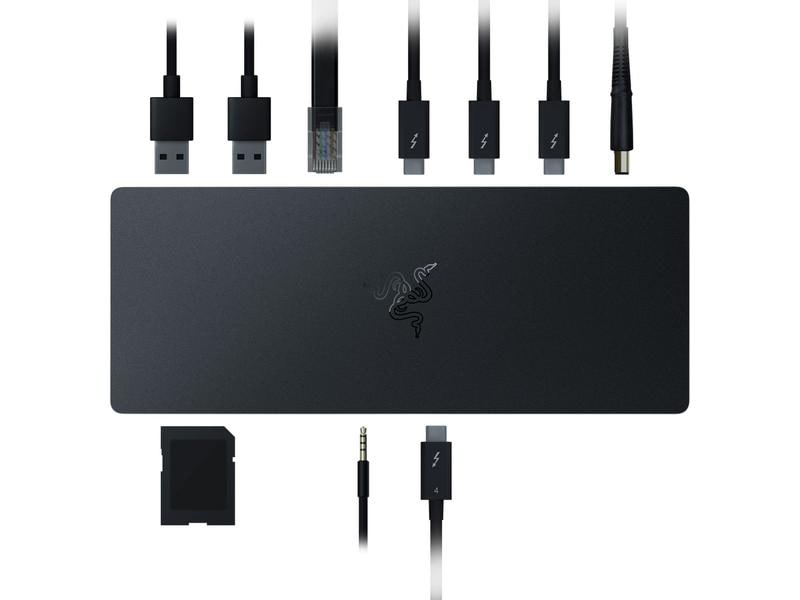 Razer Dockingstation Thunderbolt 4 Dock – Chroma Universal-Dockingstation mit Ladefunktion