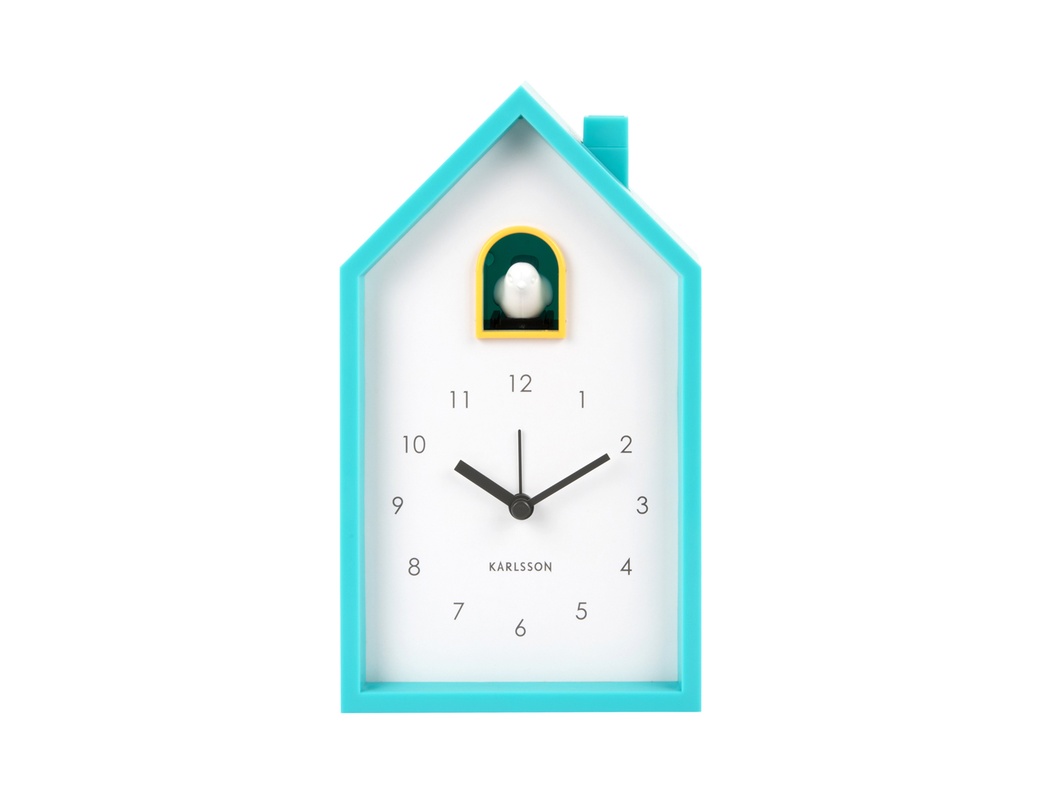Wekker Modern Cuckoo - Turquoise blauw