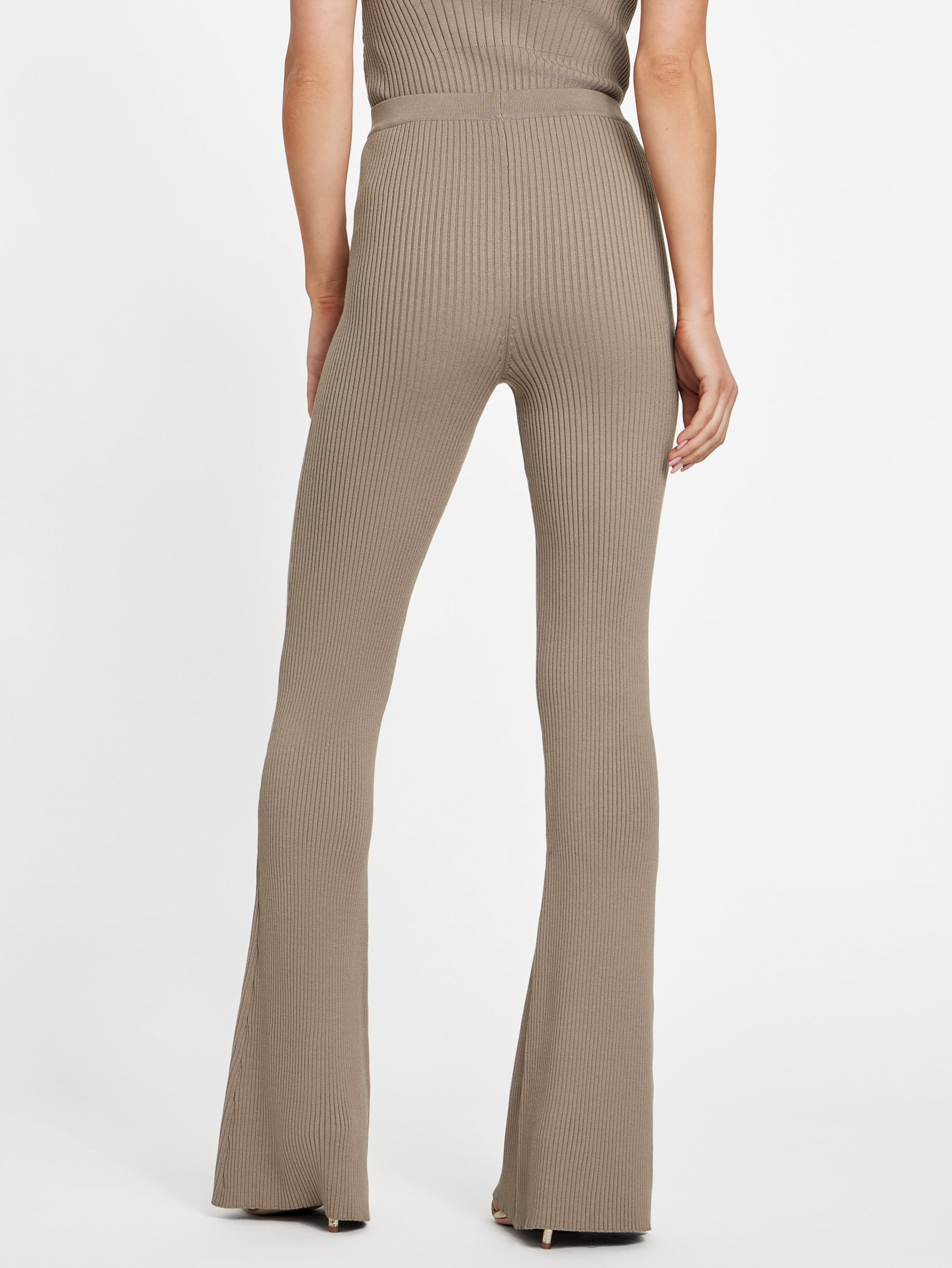Calça de malha flare Agathe