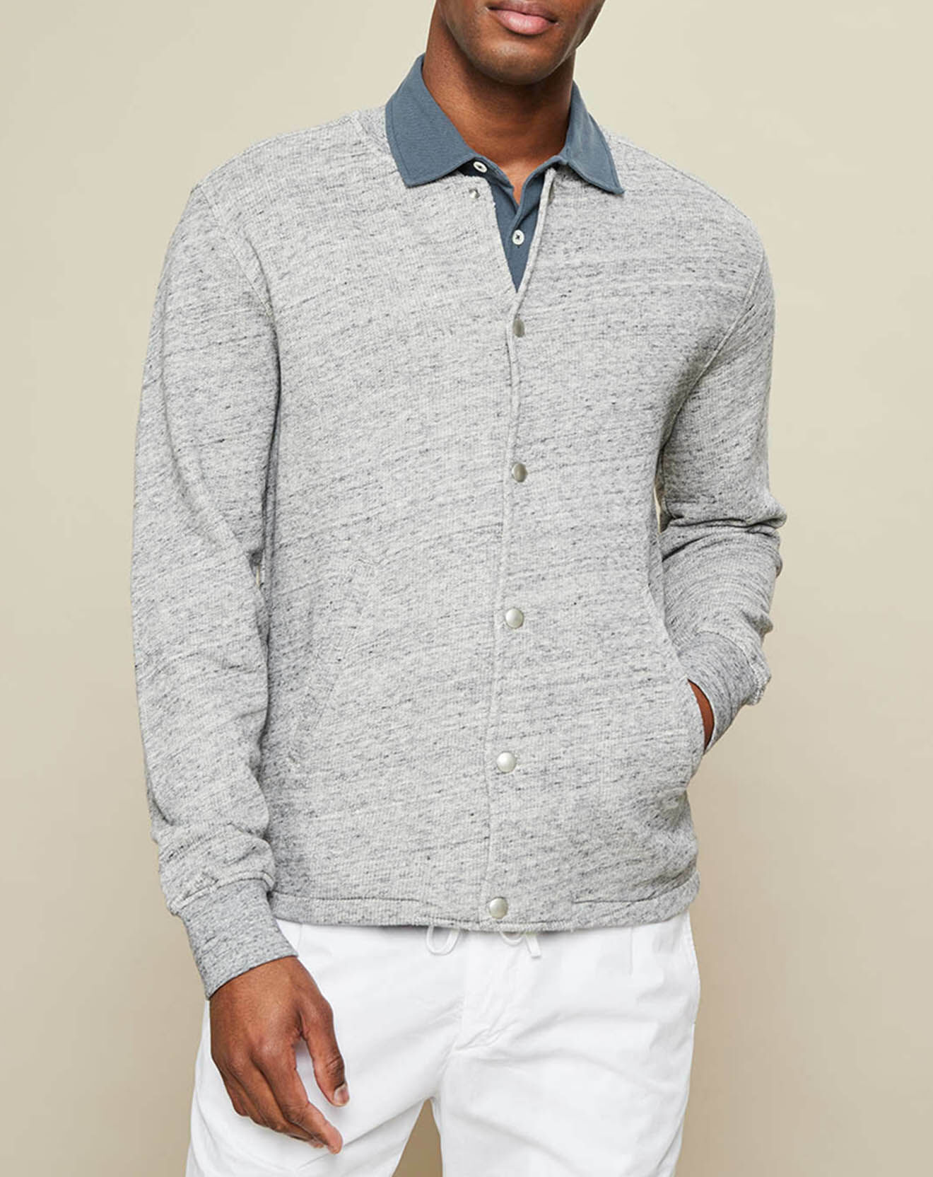 Hartford Gilet boutonné Coach  gris chiné