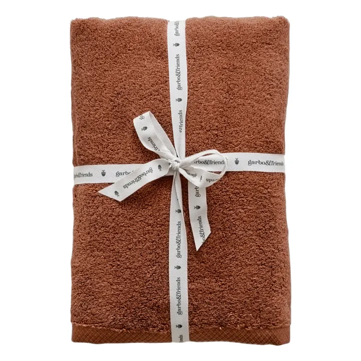 garbo&friends Serviette de bain en coton | Cinnamon