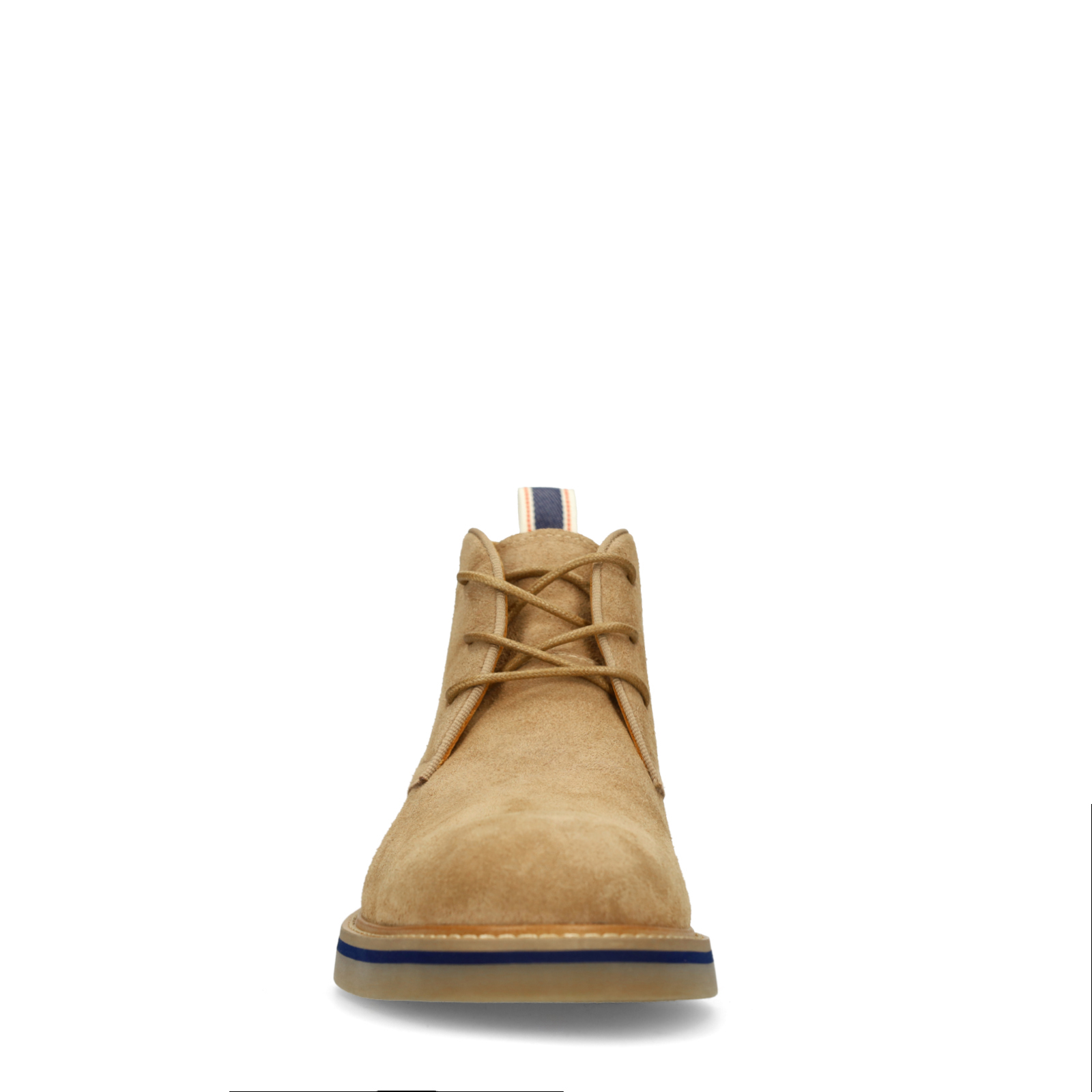Taupe suède veterschoenen