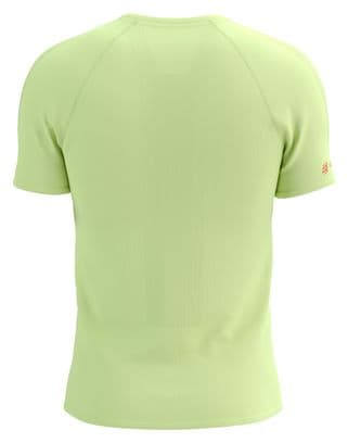 Maillot manches courtes Compressport Trail Racing Vert Homme