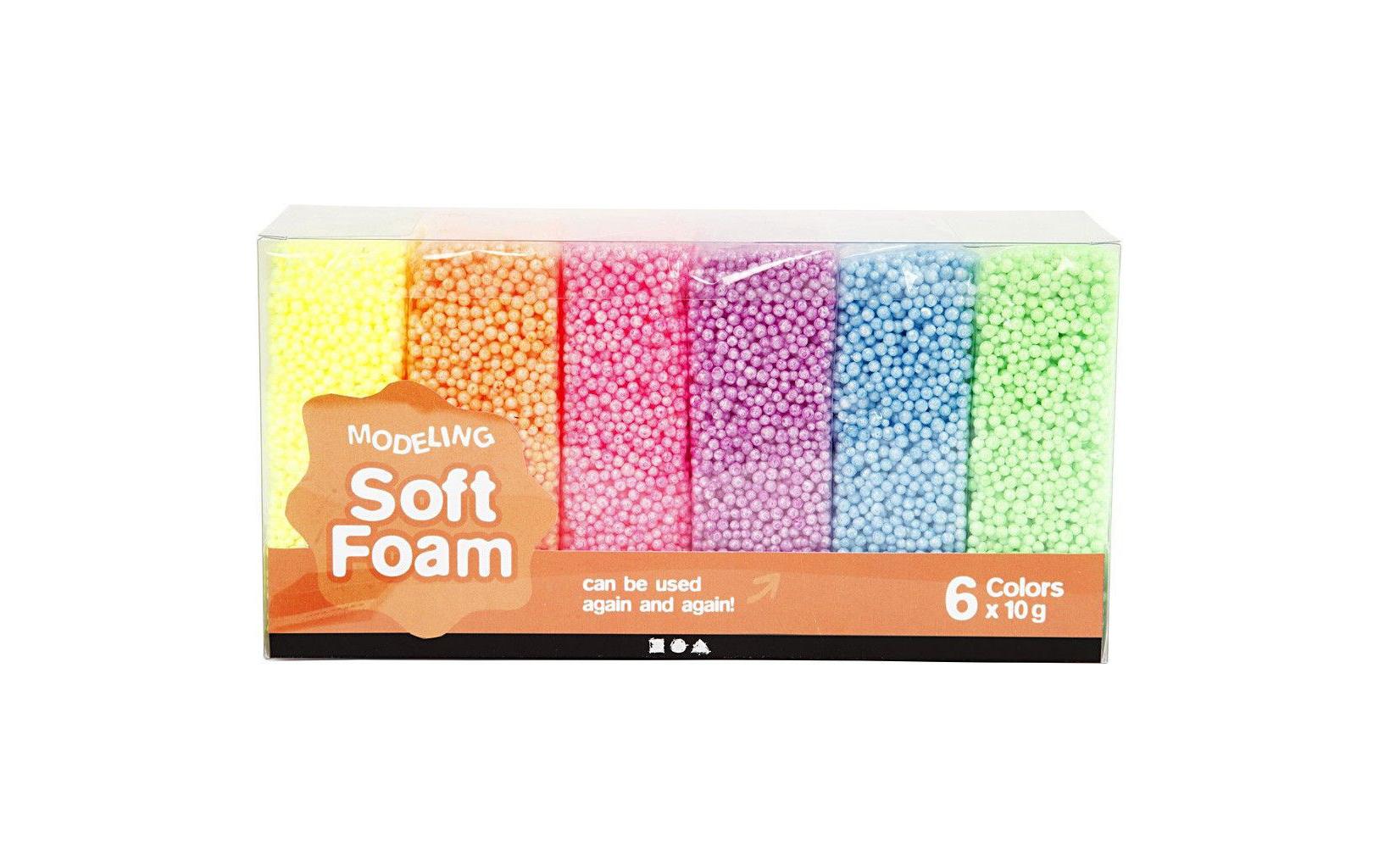 Modelliermasse Soft Foam 6 x 10 gKnete