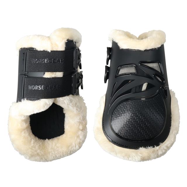 Strijklappen HORSEGEAR HGProtection Fur Zwart