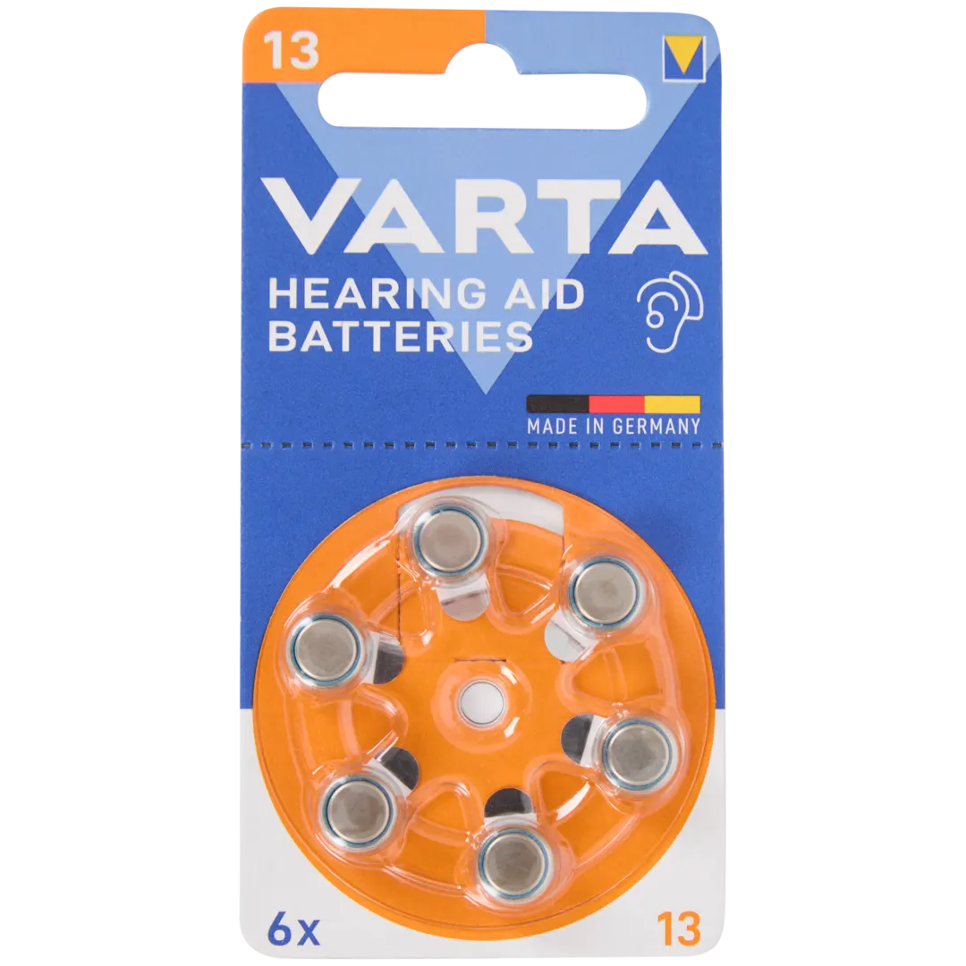 Varta hoortoestelbatterijen type 13 6 stuks