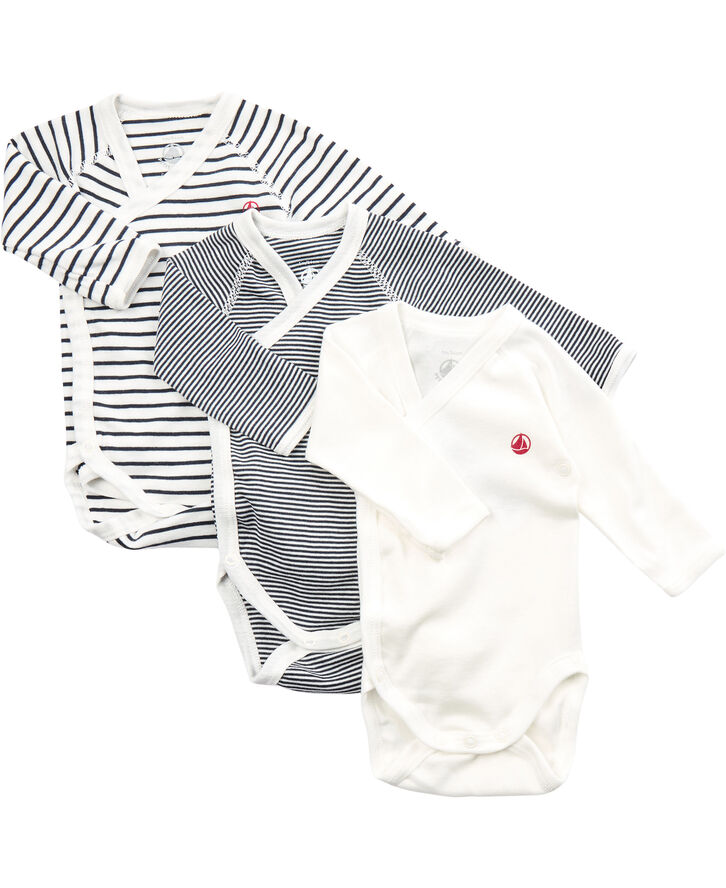 Petit Bateau 3 BODIES NAISS ML varian3M Variante 1