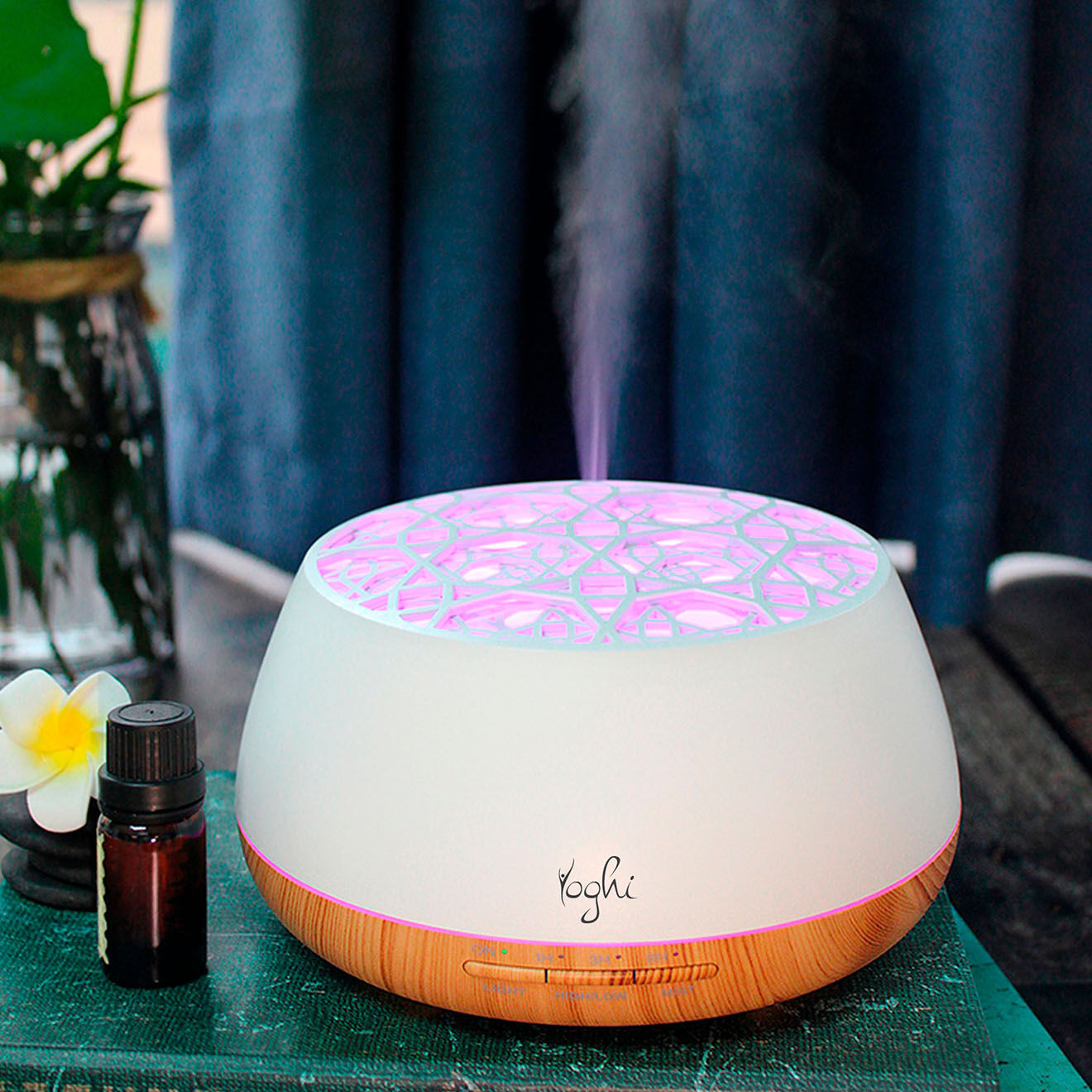 Yoghi Diffuseur d'arôme ultrasonique USB multicolore - 400 ml