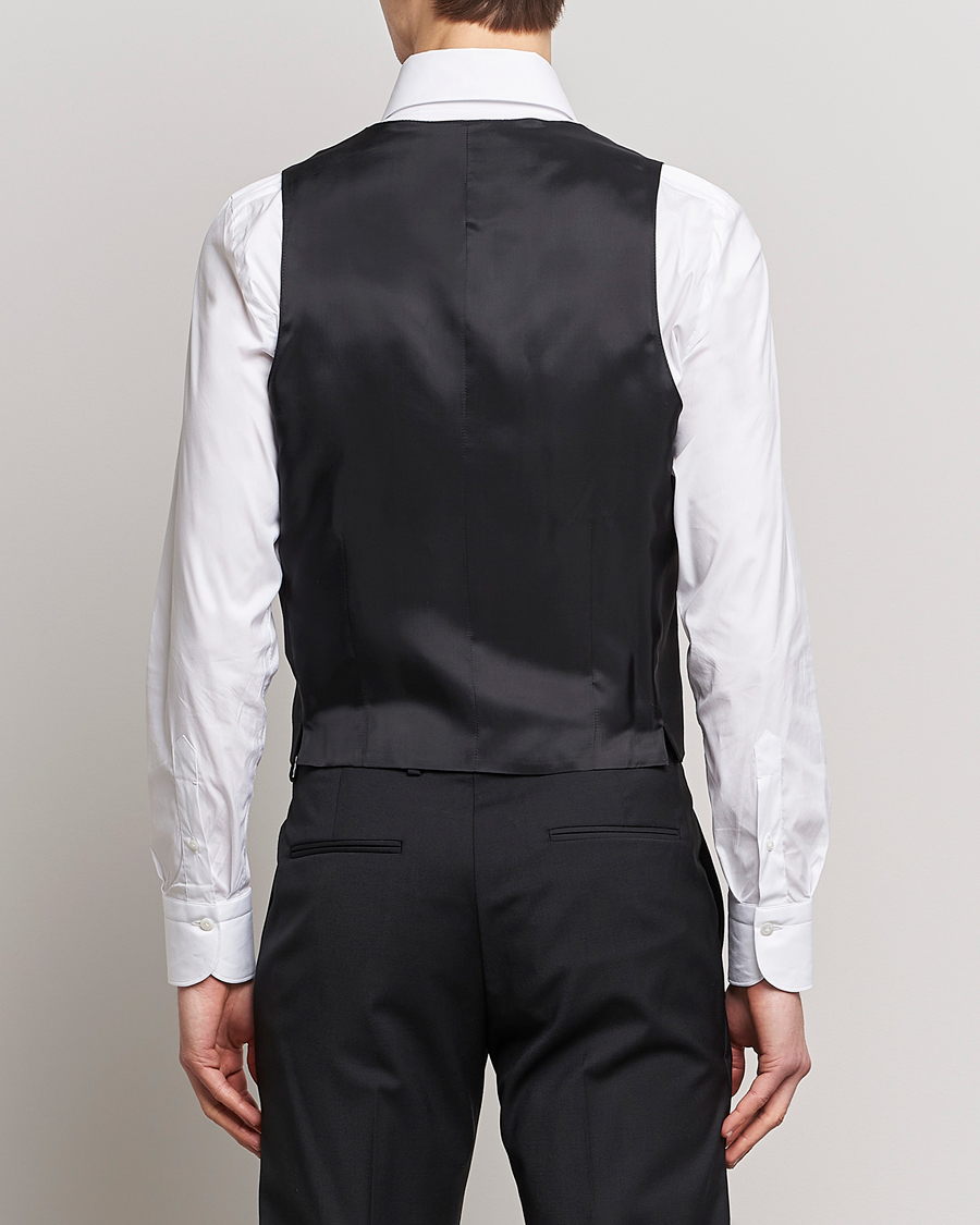 Tiger of Sweden Wayde Wool Travel Waistcoat Black