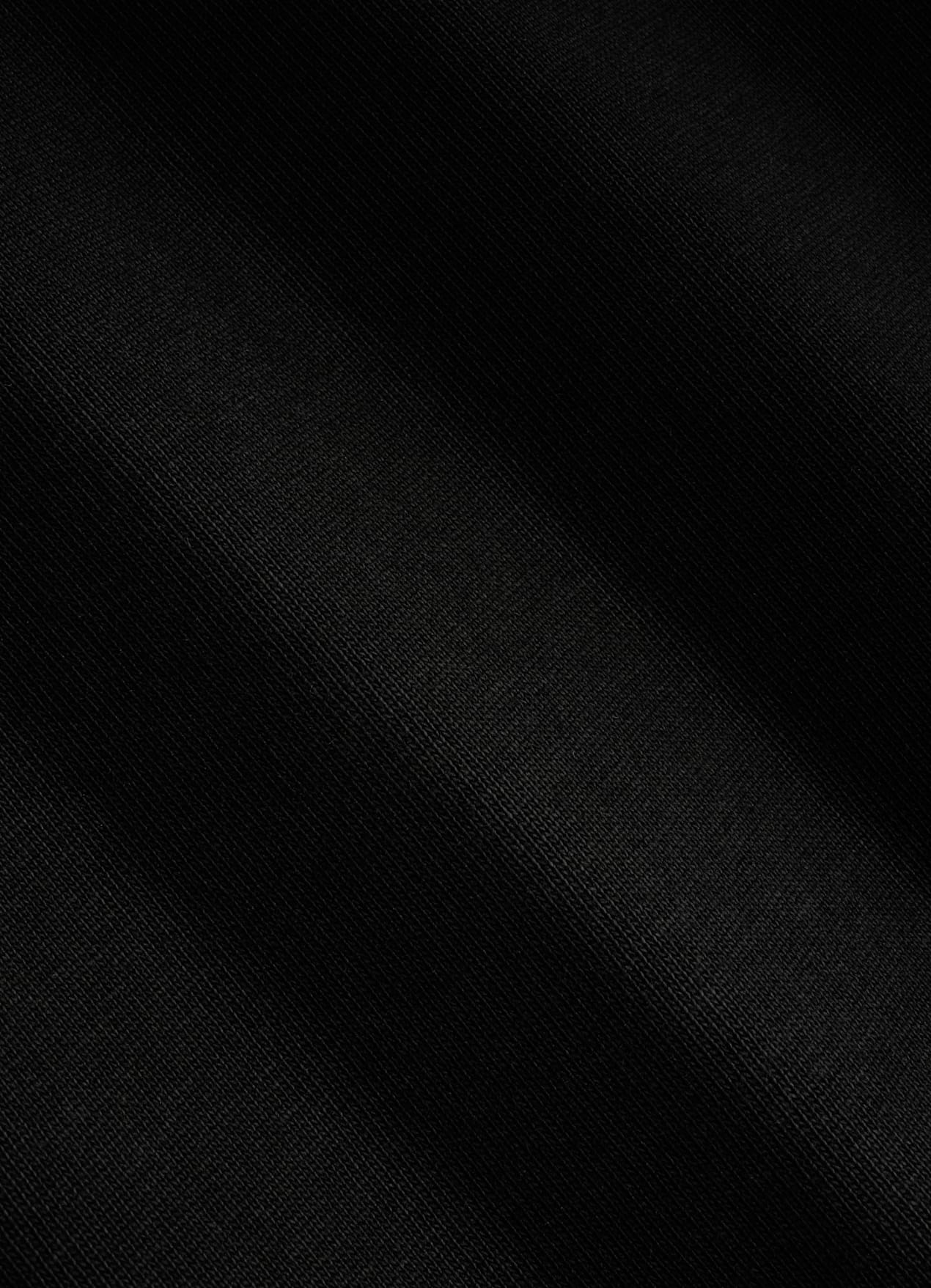 T-shirt col rond noir