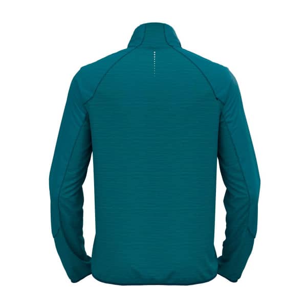 Veste running ODLO RUN EASY WARM HYBRID JACKET SAXONY BLUE