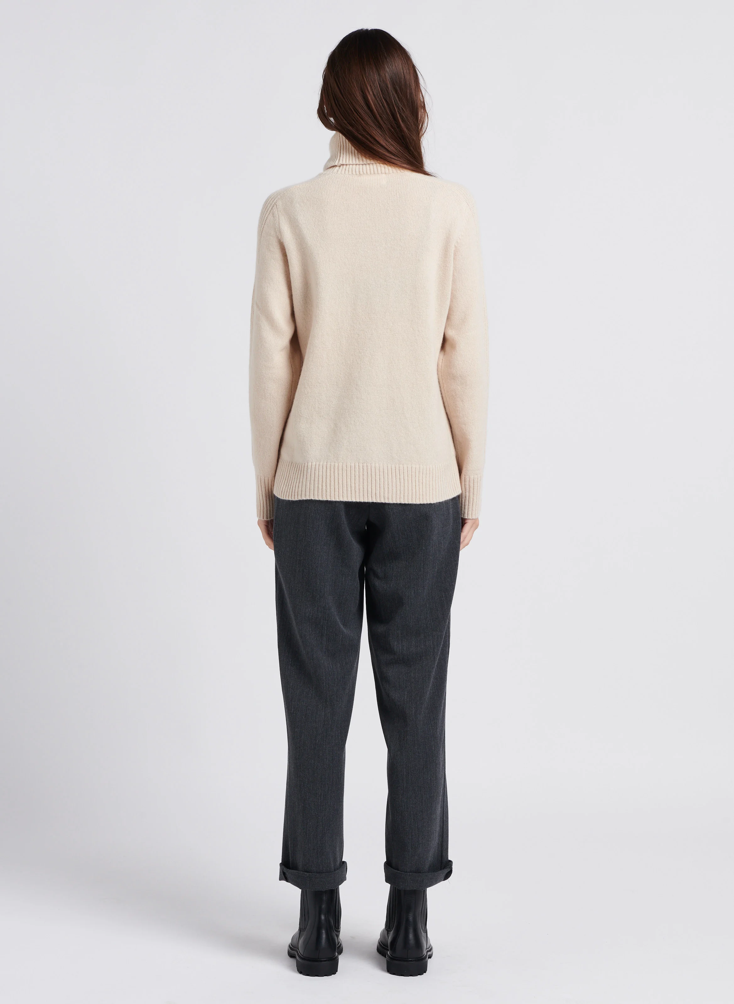 RILEY - Pantalon droit| Gris