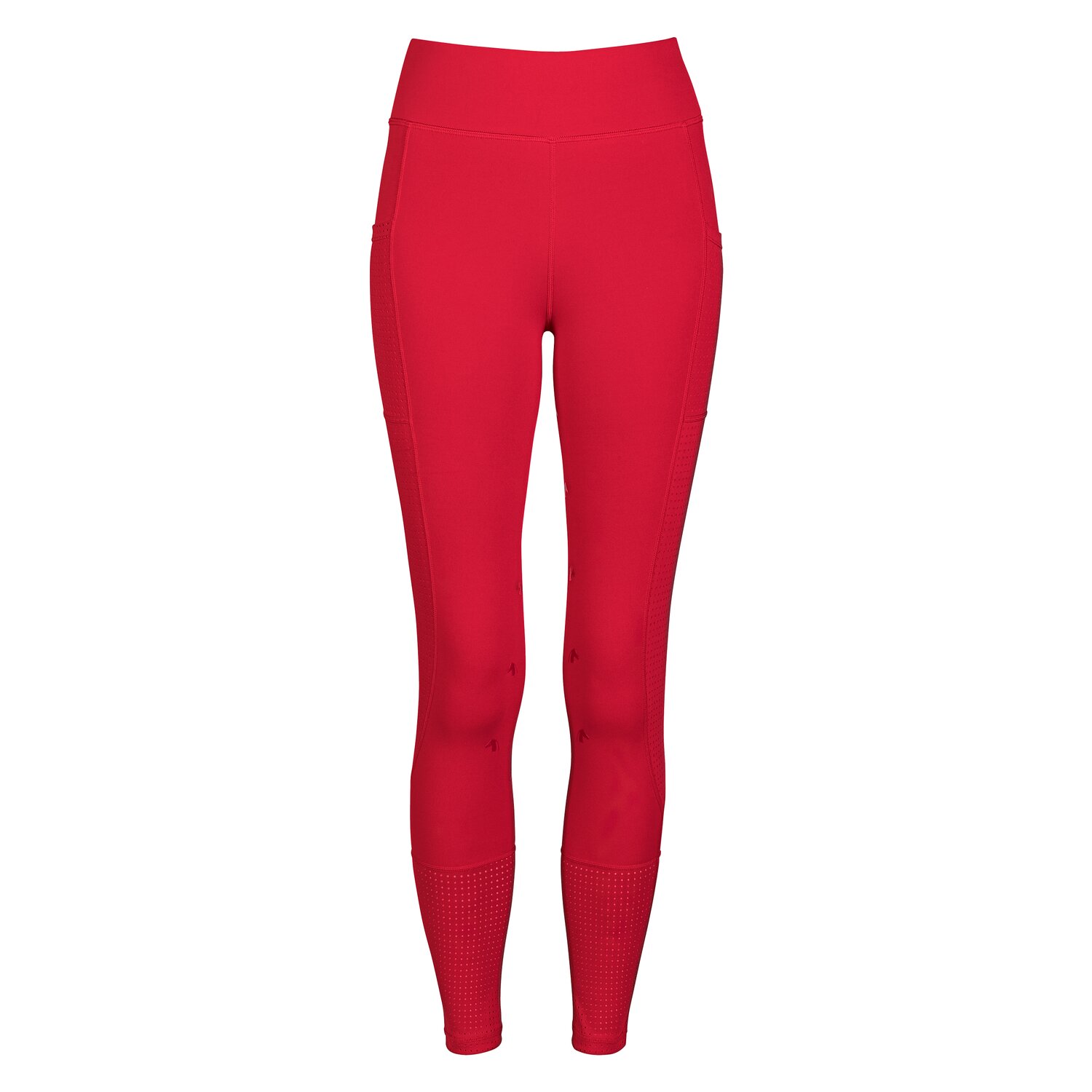 black forest Grip-Vollbesatz-Reitleggings mit Mesh - wine red