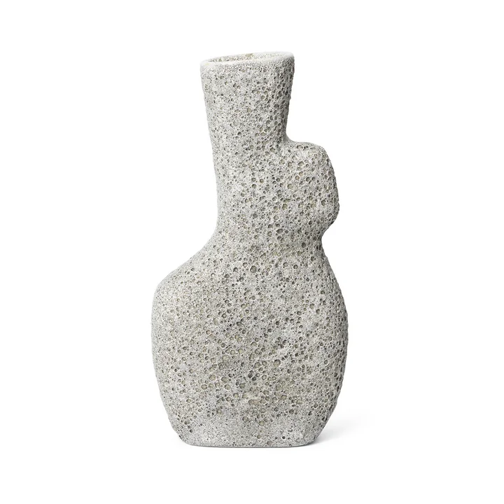 Ferm Living - Yara Vase, Large, grey pumice