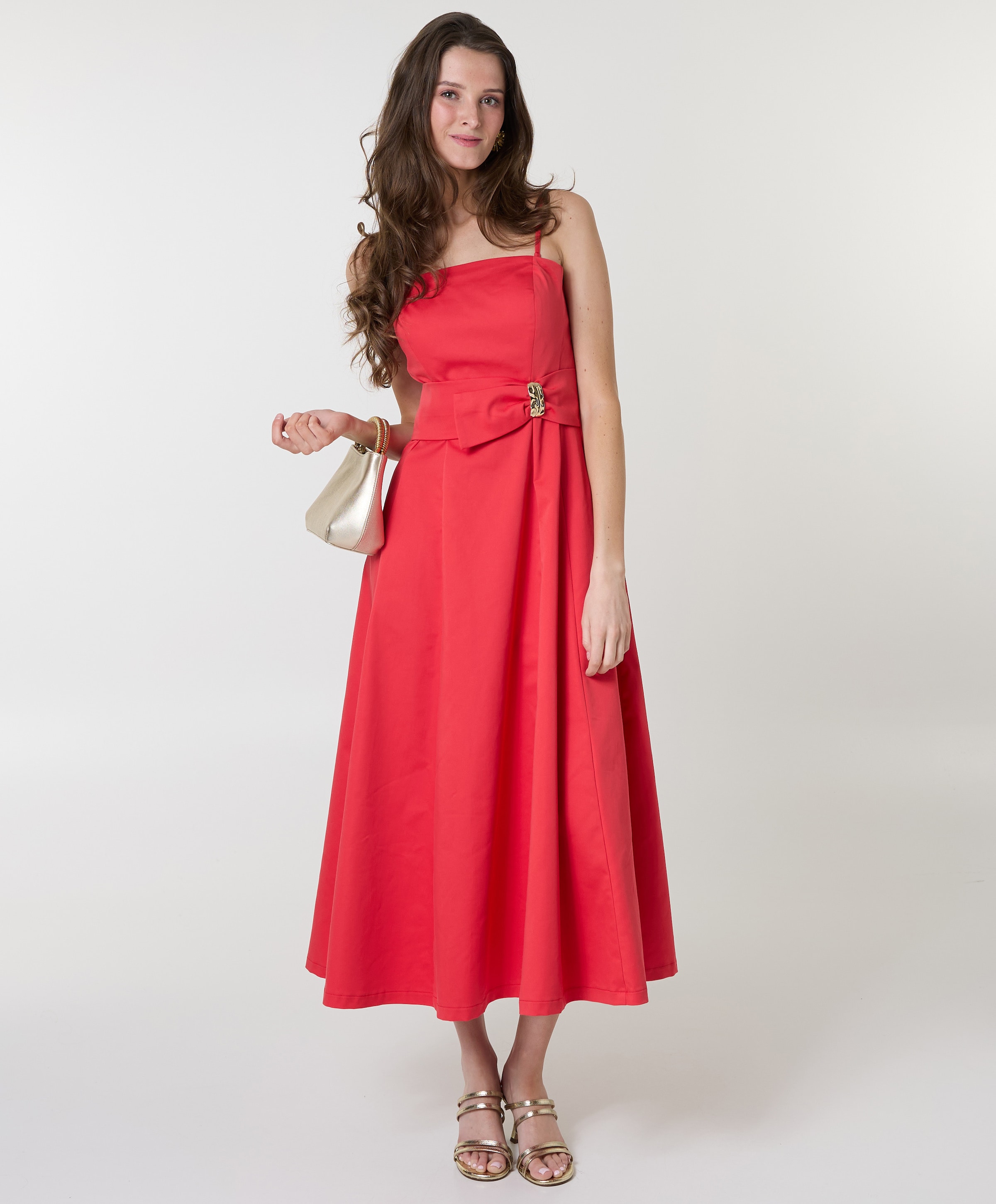 Rinascimento Dames jurk rood