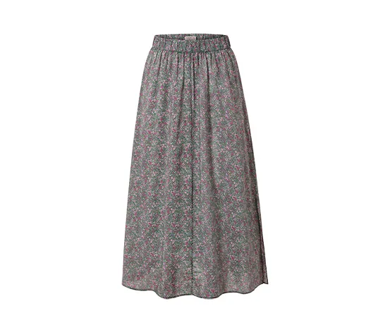 Floraler Midi-Rock