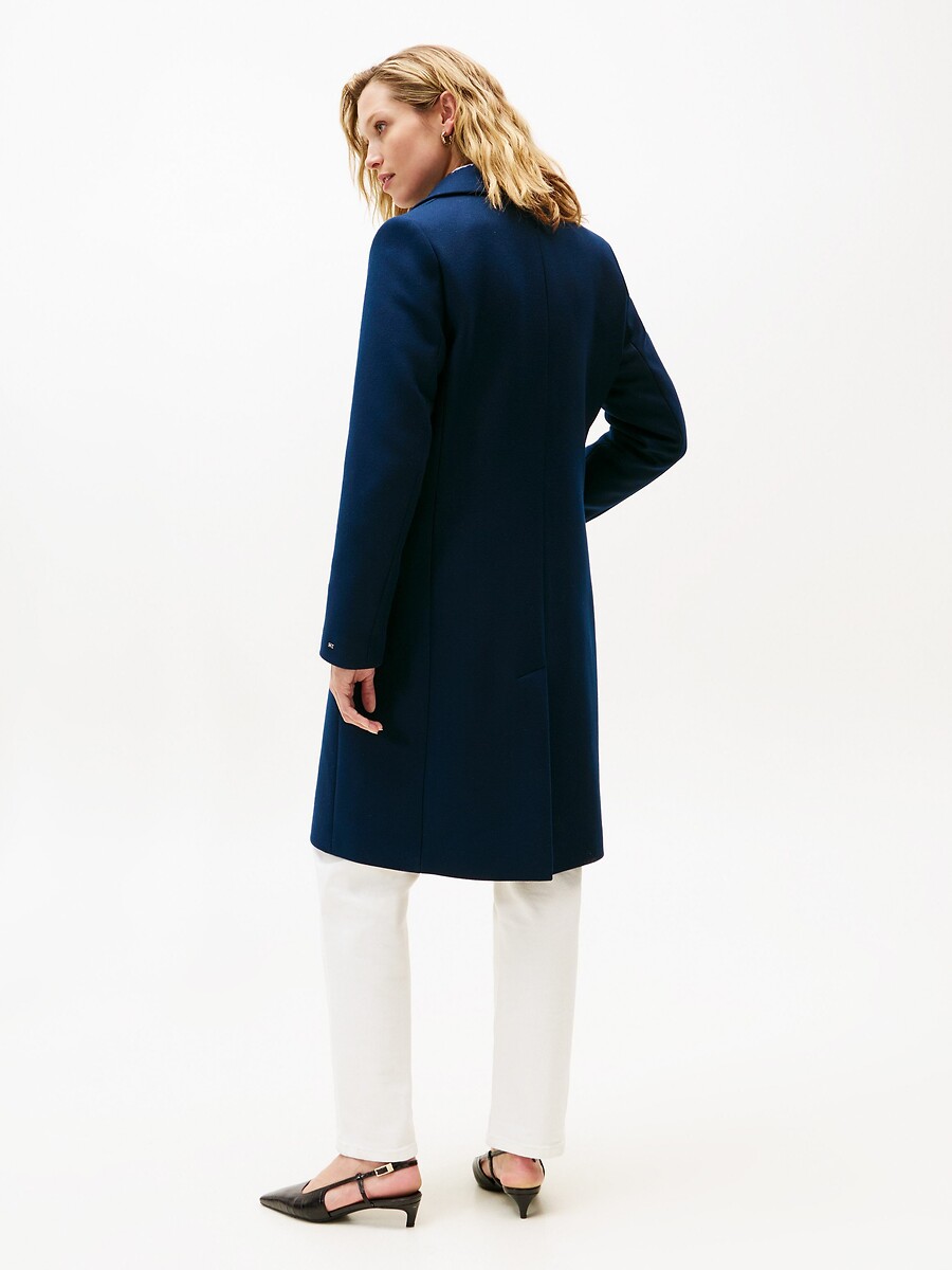 TOMMY HILFIGER<br>Casaco comprido com fecho de botões