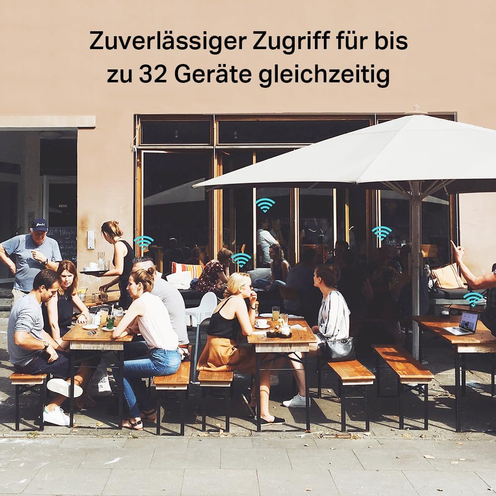(300 Mbit/s / 2.4 GHz, LTE bis 150 Mbit/s) 4G / LTE WLAN-Router mit 2 abnehmbaren Antennen (TL-MR100) - Schwarz