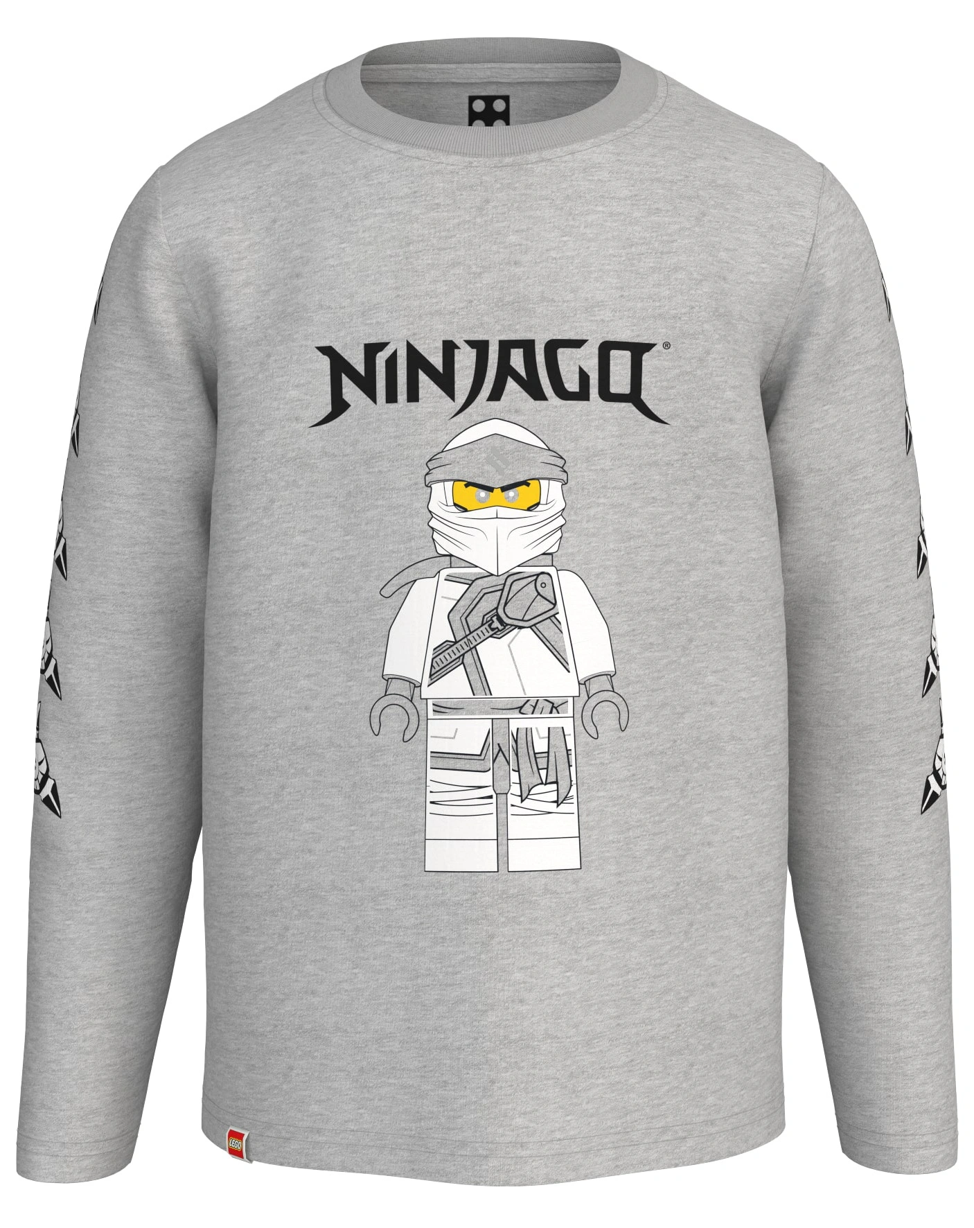 Langarmshirt M12010586 in grey melange