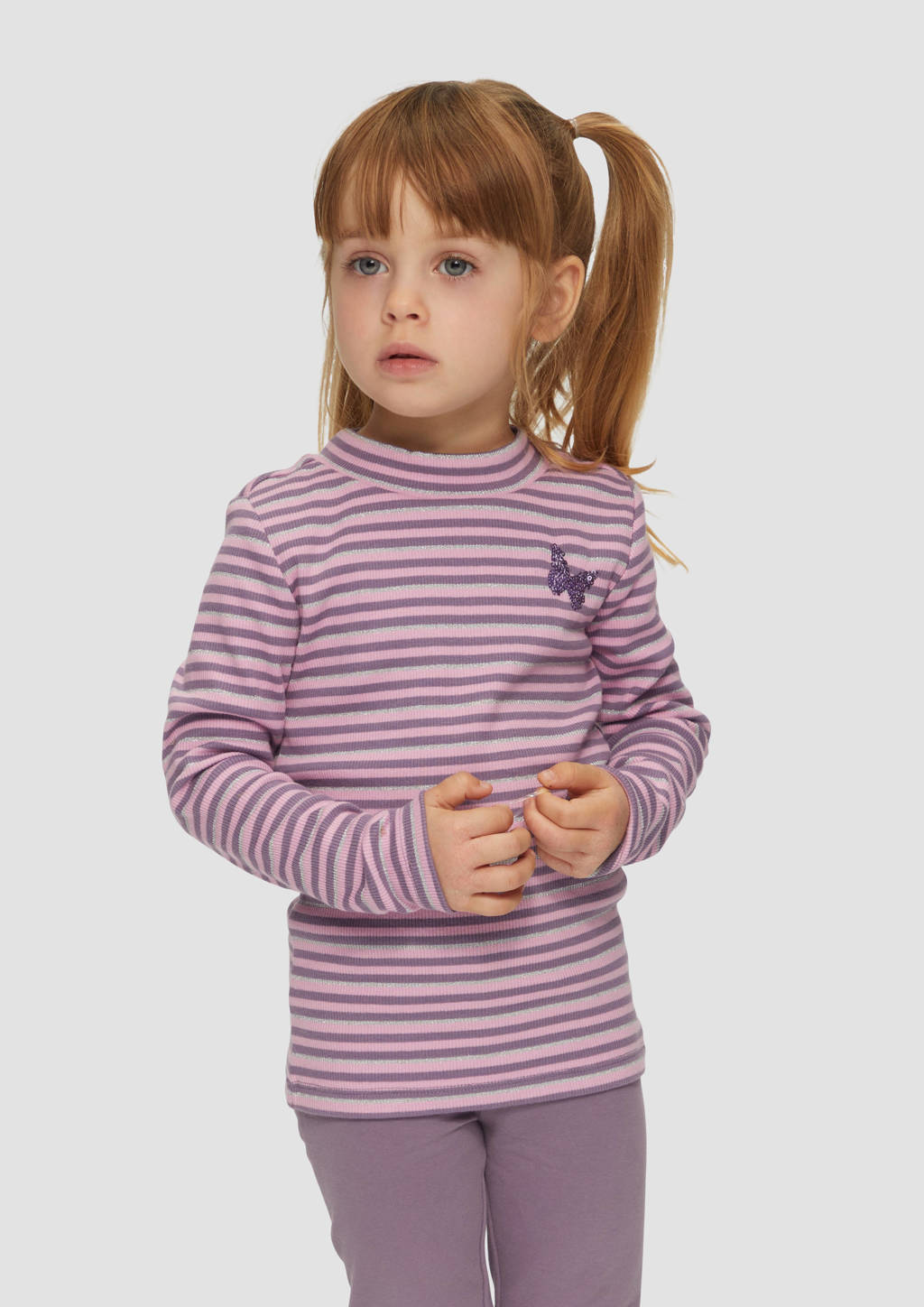 s.Oliver gestreepte longsleeve paars