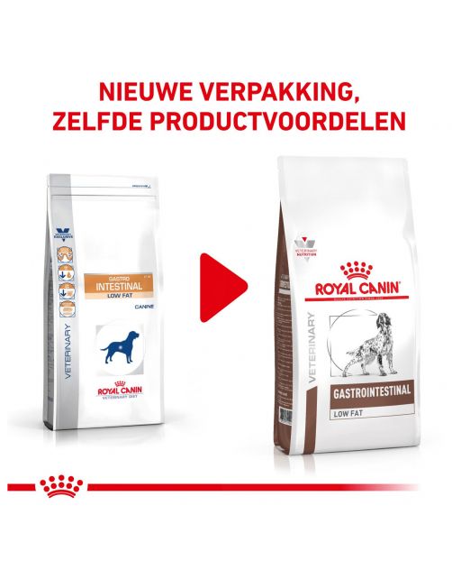 Royal Canin Veterinary Diet Gastro Intestinal Low Fat - Hondenvoer