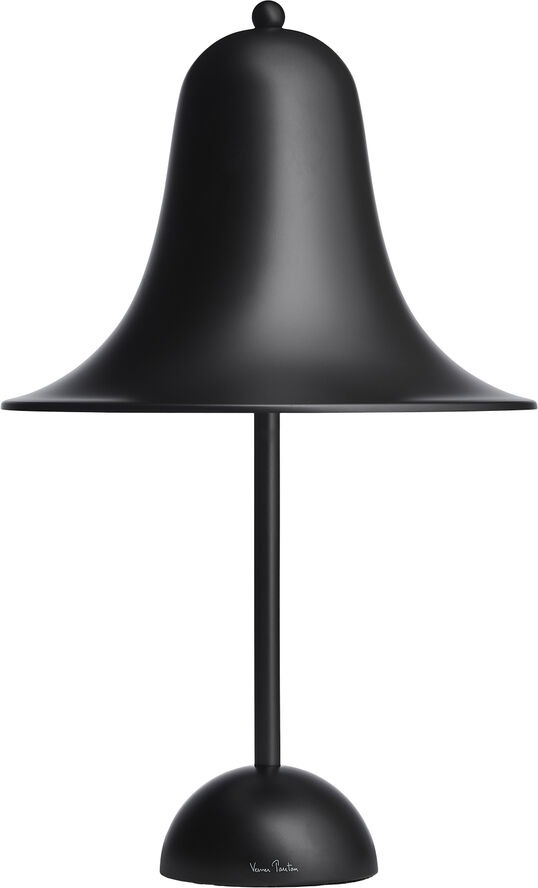 Verpan Pantop Ø23 Portable Table Lamp Matt black