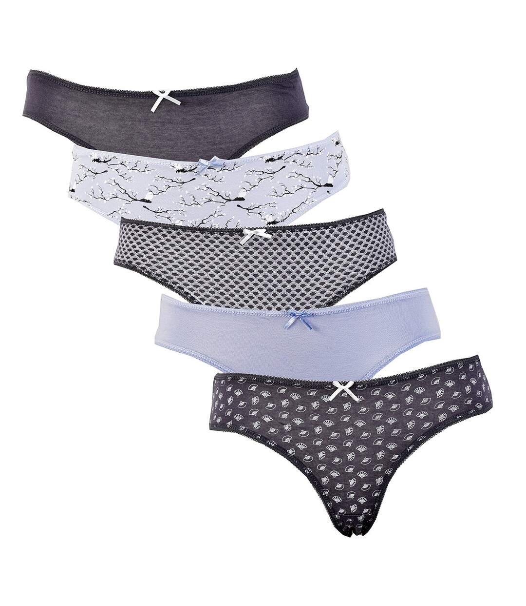 Culottes pour femme TWINDAY Confort et Qualité Pack de 10 Culottes 221502