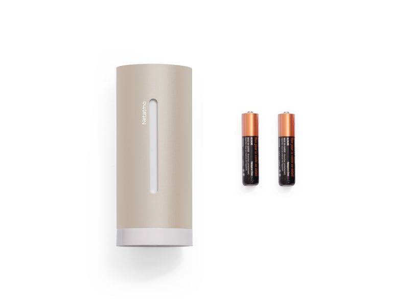 Netatmo Zusatzmodul Smartes Innenmodul Zusätzliches Innenmodul für die smarte Wetterstation 1st & 2nd Generation von Netatmo – Sand