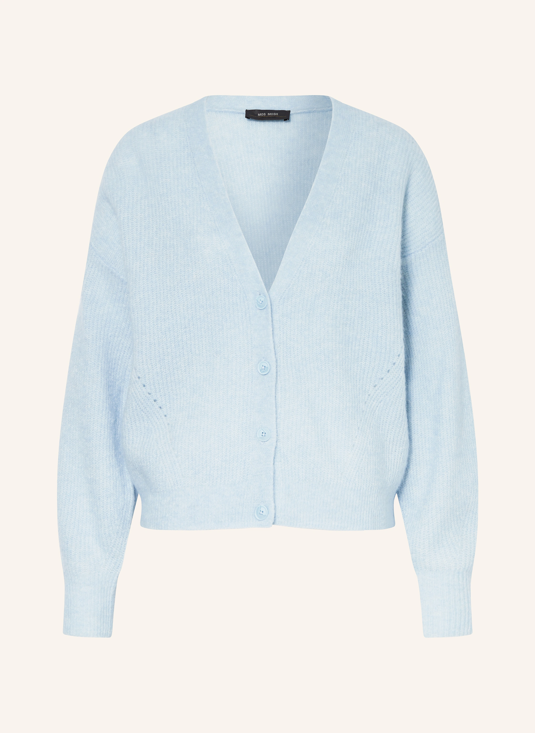 MOS MOSH Oversized-Strickjacke THORA mit Alpaka
