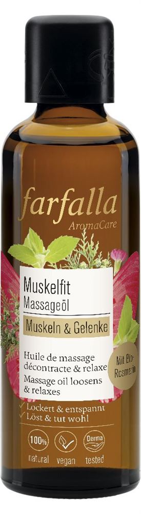 Farfalla Massageöl Öl Muskelfit Fl 75 ml