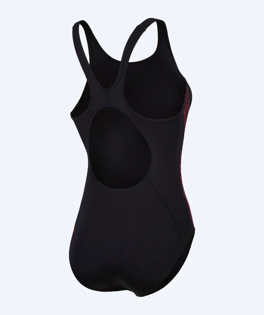 Speedo badedragt til damer - Placement Muscleback - Sort/orange