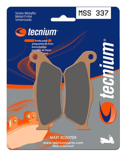 Plaquettes de freins Tecnium Maxi Scooter métal fritté - MSS337