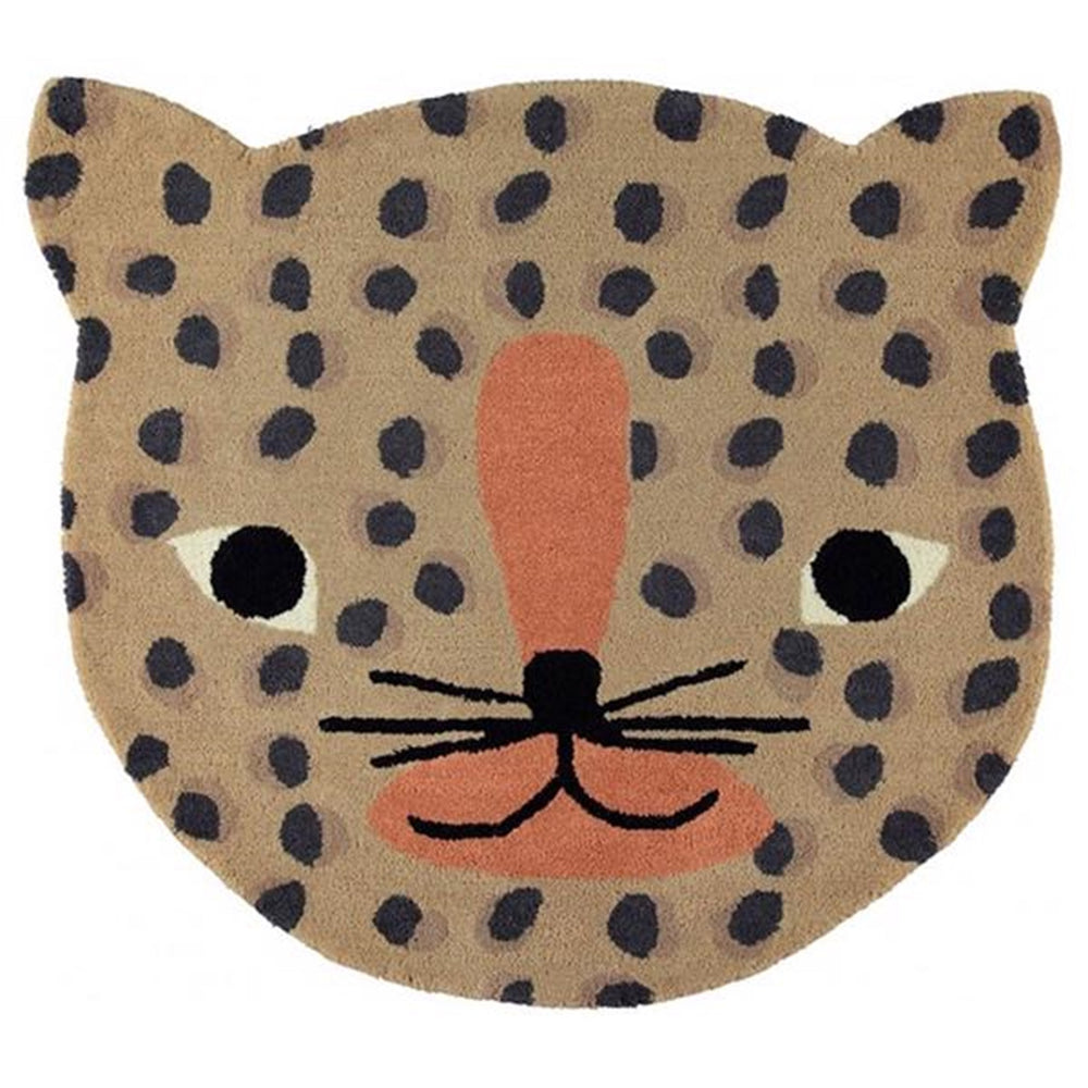 Leopard Gulvtæppe - OYOY → Luksusbaby.dk