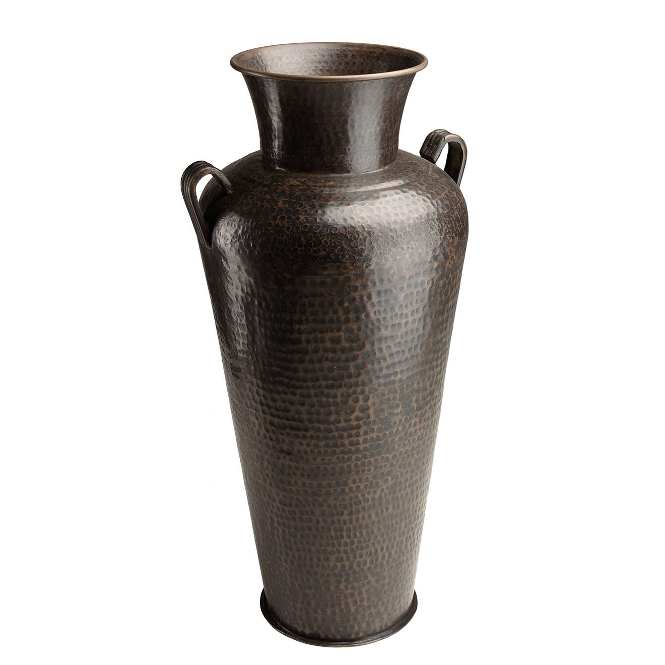 Macabane Vase avec anses Honoré cuivre noir antique - 49x44x99.5 cm