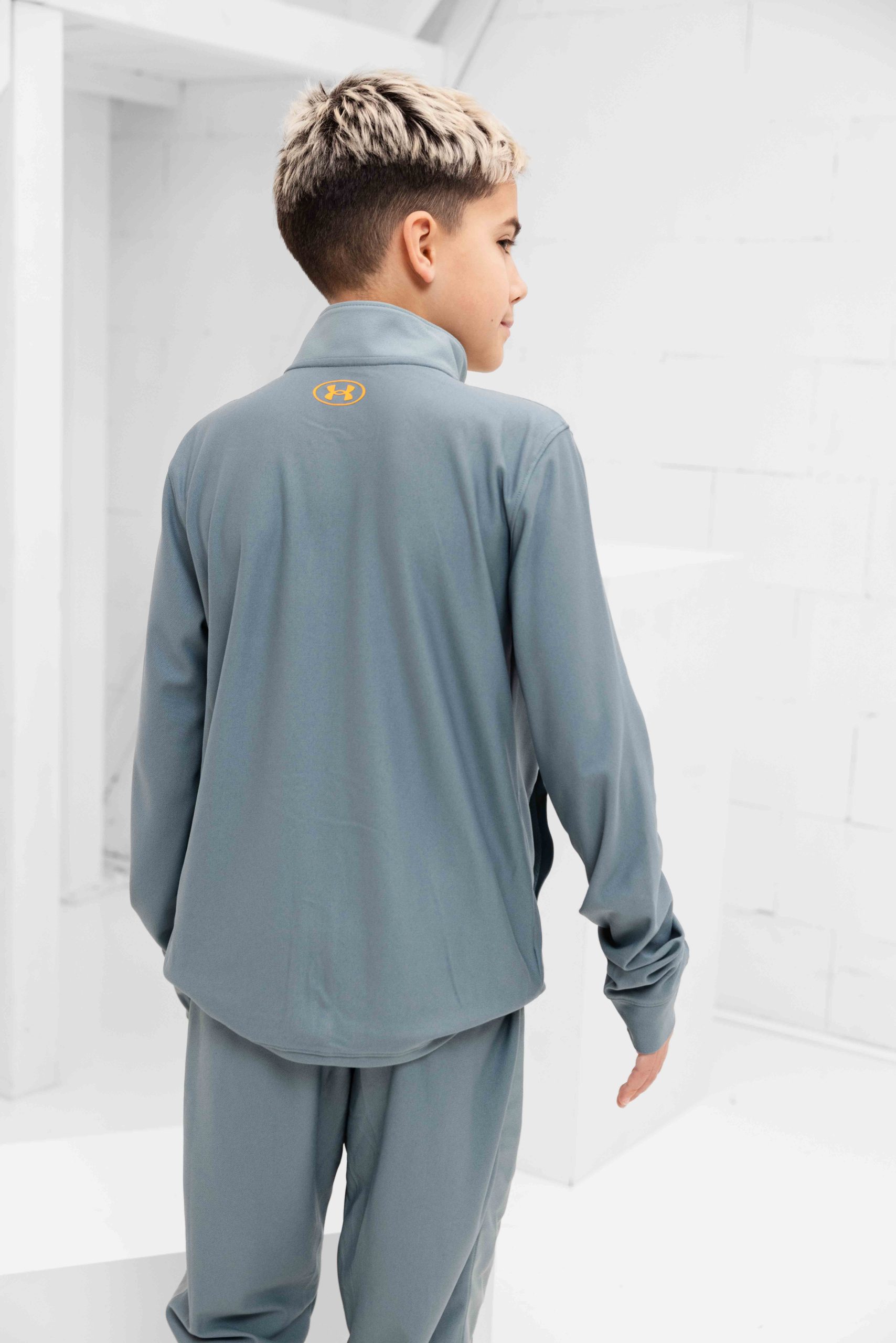 Under Armour Challenger Trainingspak Kids Blauw/Oranje