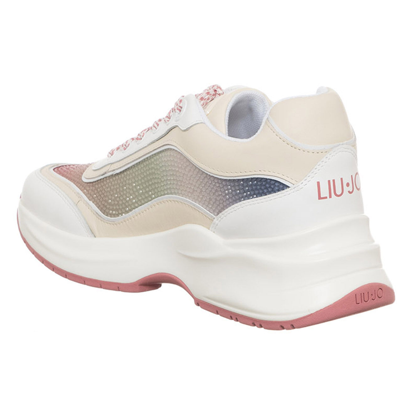 Liu-Jo Sneakers en Cuir Alizée roses