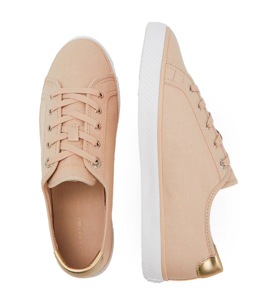 Tênis Tommy Hilfiger Laranja Metálico