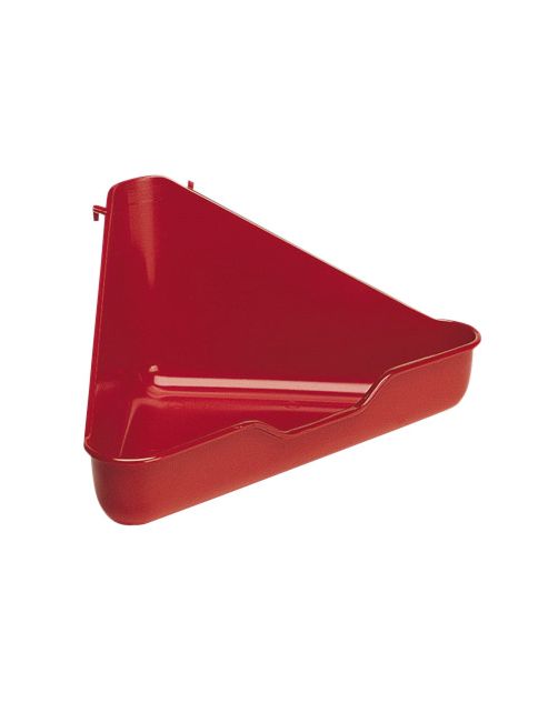 Ferplast Hoektoilet Fretten L 370 - Dierenverblijf - 27x27x17 cm Assorti