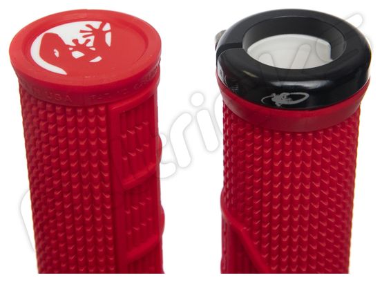 Paire de Grips Lizard Skins Machine Single Lock-On Candy Red
