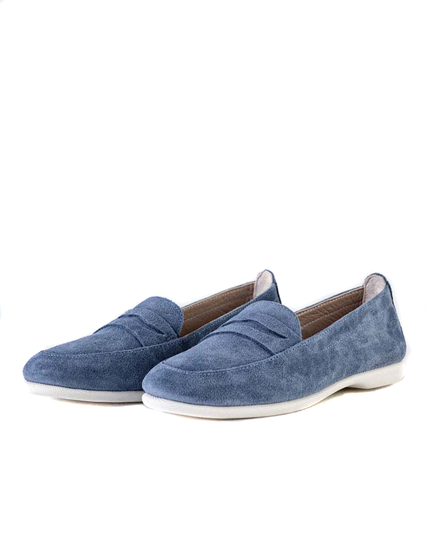 Ladies' Blue Loafers