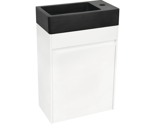 Wastafelmeubel Verschil HURA L BxHxD 39,5 x 52 cm x 21,5 cm Frontkleur wit