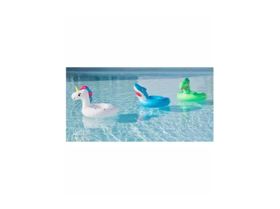 Bouée Gonflable Enfant dès 3ans et + pour Piscine & Plage, Flotteur ø49cm - Dinosaure ø49cm