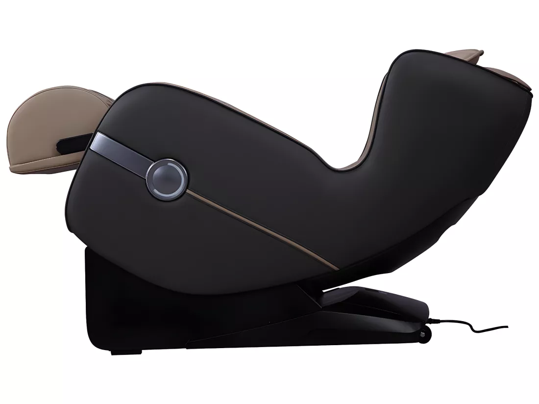 Fauteuil massant KASOU en simili avec LEDs - Système zéro gravité - Option bluetooth - Beige