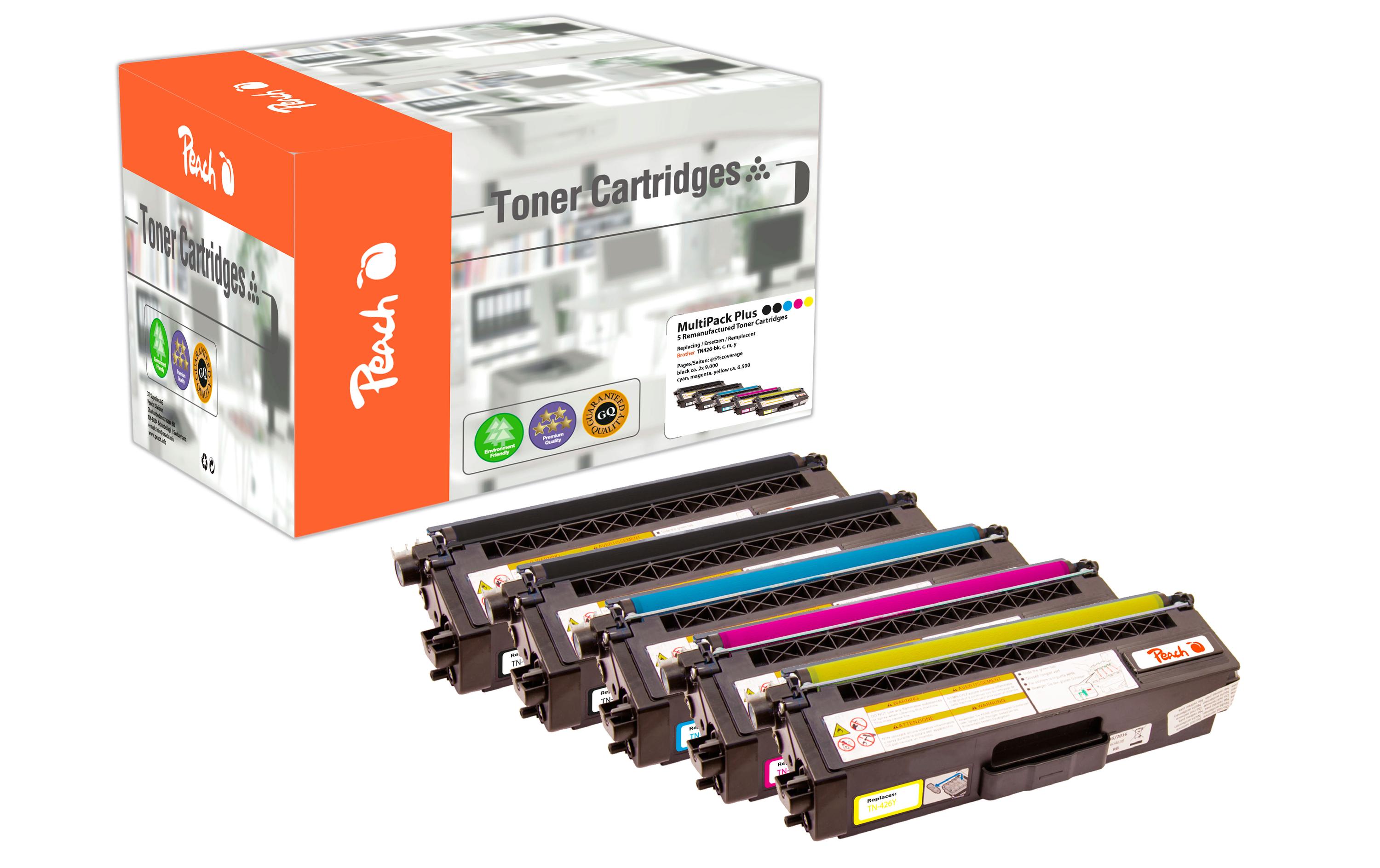Tonerset Brother TN-426 MultiPack Plus 2x BK 1x C M Y<br>Druckerpatrone, Black, Cyan, Magenta, Yellow
