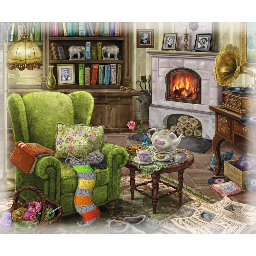 Escape Puzzle - Le salon du manoir