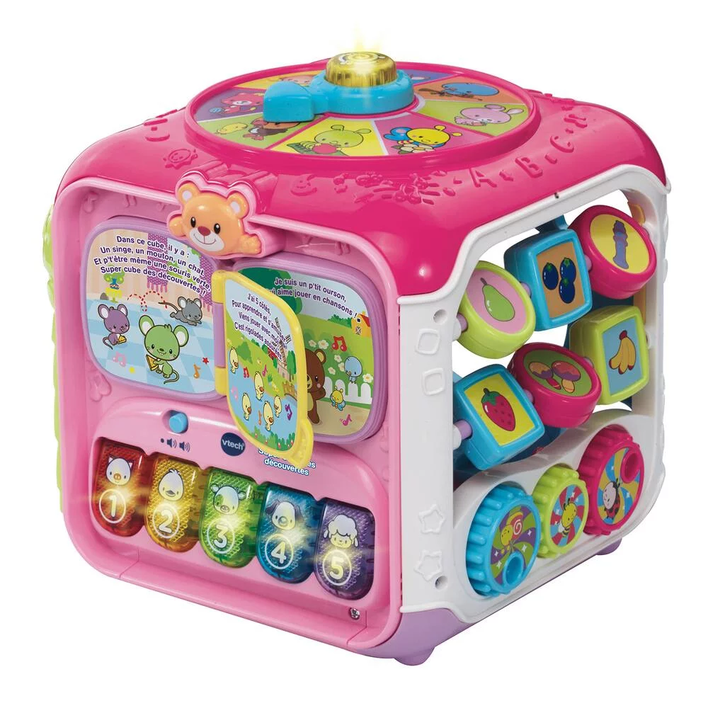 VTECH BABY - SUPER CUBE DES DECOUVERTES ROSE